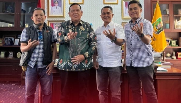 SMSI Lampung Timur Jalin Sinergitas dengan Pemkab, Silaturahmi ke Wakil Bupati
