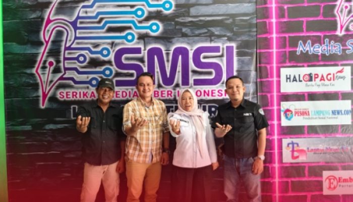 Bangun Sinergi, Disperindag Lampung Timur Kunjungi SMSI