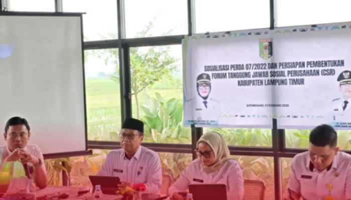 Bupati Lampung Timur Bentuk Tim Fasilitasi CSR untuk Sinkronkan Program Pembangunan Daerah