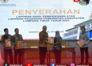 BPK Serahkan LHP LKPD 2025, Lampung Timur Kembali Raih Predikat WTP