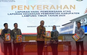 BPK Serahkan LHP LKPD 2025, Lampung Timur Kembali Raih Predikat WTP