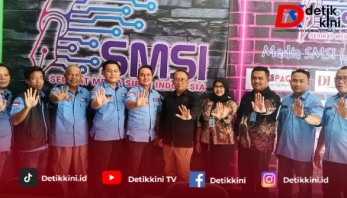 Pererat Sinergitas, Kepala BNN Lampung Timur Kunjungi Kantor SMSI