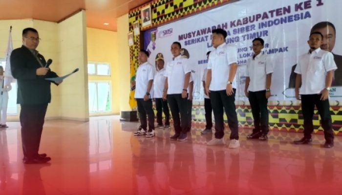 Aklamasi di Muskab I, Eko Wahyu Untoro Pimpin SMSI Lampung Timur Tiga Tahun ke Depan
