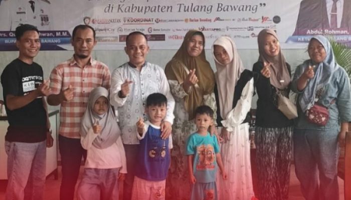 Dari Media untuk Sesama, SMSI Tulang Bawang Gelar Jumat Berkah Ke-101
